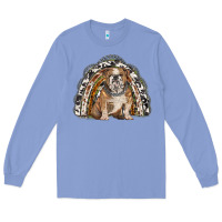 Colony Blue english bulldog rainbow Long Sleeve Tee - BarkalooDesign