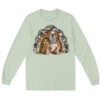 Matcha english bulldog rainbow Long Sleeve Tee - BarkalooDesign