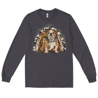 Smoke english bulldog rainbow Long Sleeve Tee - BarkalooDesign