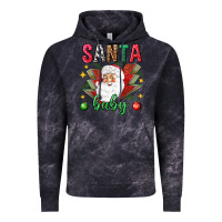 Cloud Black Santa baby Christmas Vintage Hoodie - NancyCooperArtShop