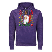Cloud Purple Santa baby Christmas Vintage Hoodie - NancyCooperArtShop