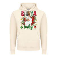 Vintage Artic Santa baby Christmas Vintage Hoodie - NancyCooperArtShop