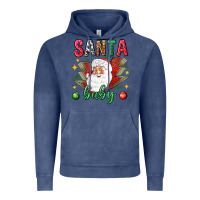 Vintage Denim Santa baby Christmas Vintage Hoodie - NancyCooperArtShop