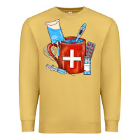Antique Gold Nurse Coffee Mug Premium Sweatshirt - FaDigitalArtStudio