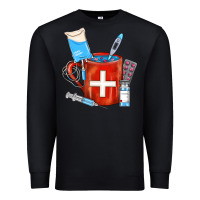 Black Nurse Coffee Mug Premium Sweatshirt - FaDigitalArtStudio