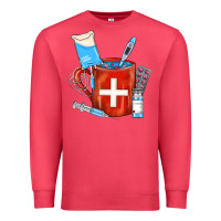 Cardinal Nurse Coffee Mug Premium Sweatshirt - FaDigitalArtStudio