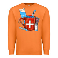 Carrot Nurse Coffee Mug Premium Sweatshirt - FaDigitalArtStudio