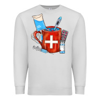 Dove Grey Nurse Coffee Mug Premium Sweatshirt - FaDigitalArtStudio