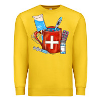 Lemon Nurse Coffee Mug Premium Sweatshirt - FaDigitalArtStudio