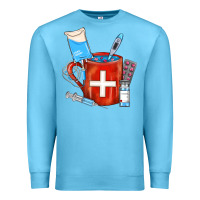 Ocean Blue Nurse Coffee Mug Premium Sweatshirt - FaDigitalArtStudio
