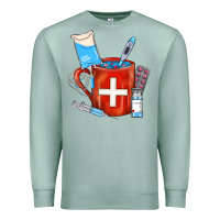 Seafoam Nurse Coffee Mug Premium Sweatshirt - FaDigitalArtStudio