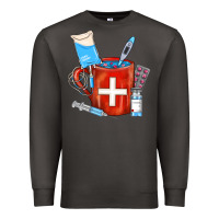 Smoke Nurse Coffee Mug Premium Sweatshirt - FaDigitalArtStudio