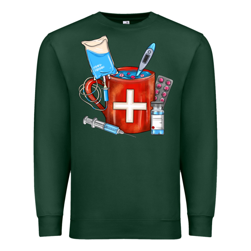 Nurse Coffee Mug Premium Sweatshirt by FaDigitalArtStudio | Teevron