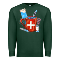 Sports Green Nurse Coffee Mug Premium Sweatshirt - FaDigitalArtStudio