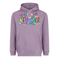 Lavender Easter Nurse Heavyweight Hoodie - OliviaCreatesArt