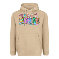 Mushroom Easter Nurse Heavyweight Hoodie - OliviaCreatesArt
