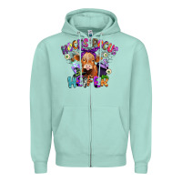 Seafoam hocus pocus heifer Zipper Hoodie - CowGirlArtShop