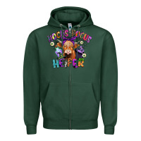 Sports Green hocus pocus heifer Zipper Hoodie - CowGirlArtShop