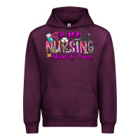 Mauve Wine 100 Nursing Students Teams Urban Hoodie - CowhideDigitalArt