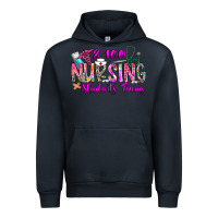 Navy 100 Nursing Students Teams Urban Hoodie - CowhideDigitalArt