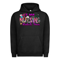 Pigment Black 100 Nursing Students Teams Urban Hoodie - CowhideDigitalArt