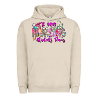 Pigment French Oak 100 Nursing Students Teams Urban Hoodie - CowhideDigitalArt