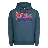 Pigment Midnight Navy 100 Nursing Students Teams Urban Hoodie - CowhideDigitalArt