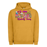 Pigment Peanut Butter 100 Nursing Students Teams Urban Hoodie - CowhideDigitalArt
