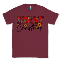 Burgundy merry christmas Classic Tee - JahusDesignShop