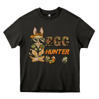 Asphalt easter egg hunter rabbit bunny Heavy Core Tee - BarkalooDesign