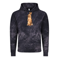 Cloud Black Bunny Vintage Hoodie - NancyCooperArtShop
