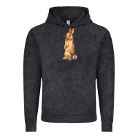 Vintage Black Bunny Vintage Hoodie - NancyCooperArtShop
