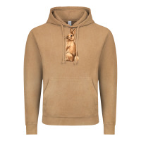 Vintage Camel Bunny Vintage Hoodie - NancyCooperArtShop