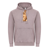 Vintage Zinc Bunny Vintage Hoodie - NancyCooperArtShop