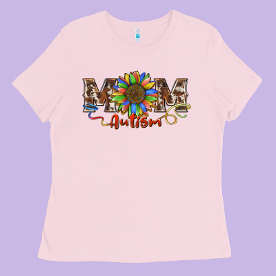 Autism Mom Ladies Tee Designed By Barkaloodesign