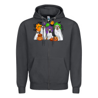 Smoke ghost dogs Zipper Hoodie - CowGirlArtShop