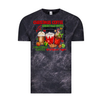 Cloud Black Christmas coffee Vintage Tee - MaliasSmallBusiness