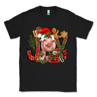 Black joy christmas with pig bbs Classic Tee - BundleAndBundleShop