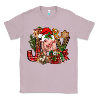 Lilac joy christmas with pig bbs Classic Tee - BundleAndBundleShop