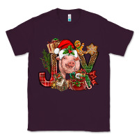 Plum joy christmas with pig bbs Classic Tee - BundleAndBundleShop