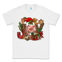 White joy christmas with pig bbs Classic Tee - BundleAndBundleShop