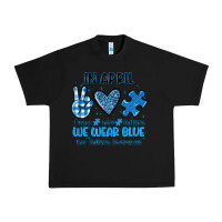 Black in april we wear blue Urban Heavy Tee - JahusDesignShop