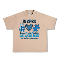 In April We Wear Blue Urban Heavy Tee | Teevron