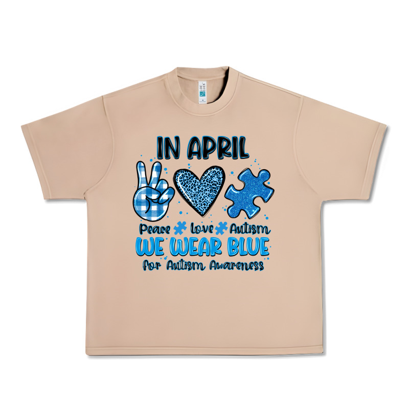 In April We Wear Blue Urban Heavy Tee by JahusDesignShop | Teevron