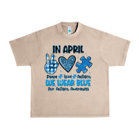French Oak in april we wear blue Urban Heavy Tee - JahusDesignShop