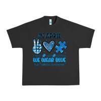 Pigment Black in april we wear blue Urban Heavy Tee - JahusDesignShop