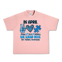 Salmon in april we wear blue Urban Heavy Tee - JahusDesignShop