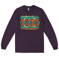 Plum turquoise western background Long Sleeve Tee - Jasminsmagicworld
