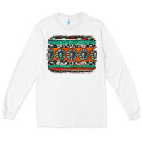 White turquoise western background Long Sleeve Tee - Jasminsmagicworld
