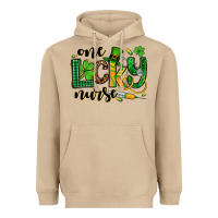 Mushroom St. Patrick's Day One lucky Nurse Heavyweight Hoodie - OliviaCreatesArt